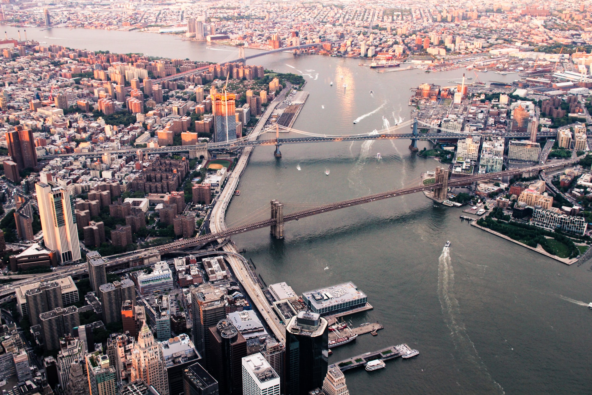 City view from the sky