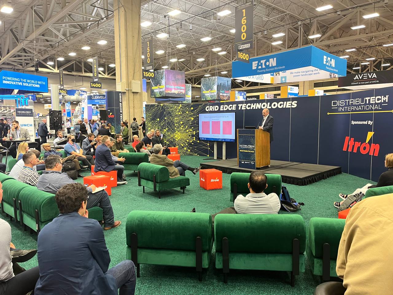 Chris, IoECorp CEO, at Distributech